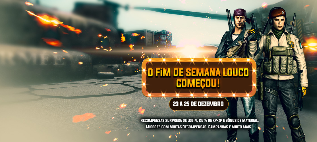 O fim de semana louco começou!